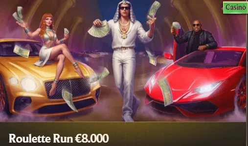 Roulette run 8000 euro